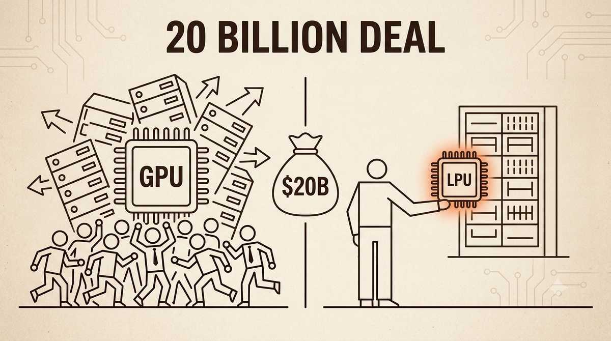 NVIDIA rachète Groq pour 20 Md$ : la fin du GPU roi de l’inférence