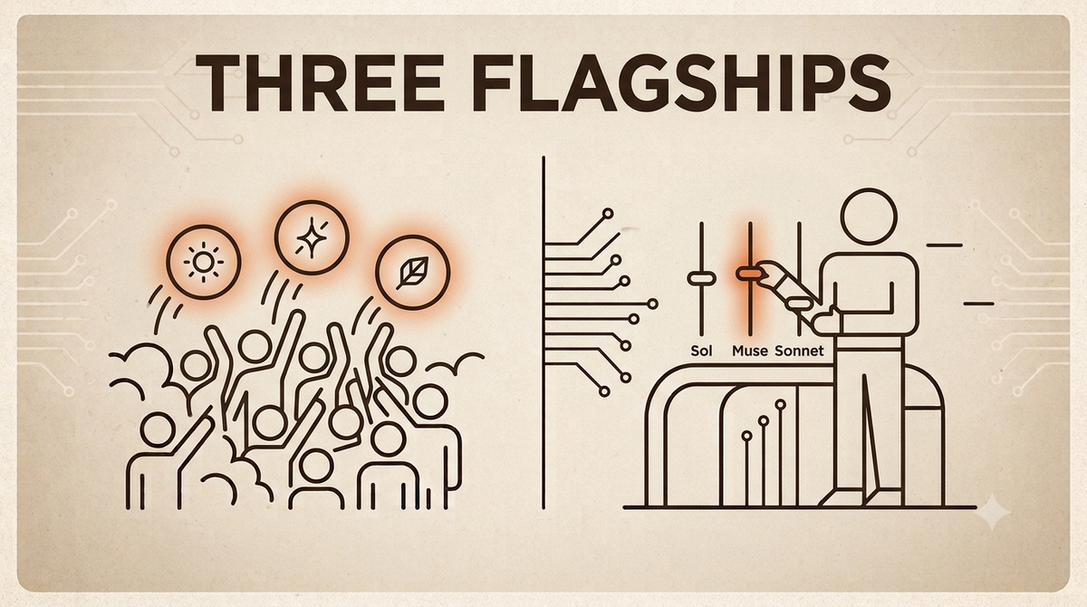 Trois flagships IA en dix jours : GPT-5.6, Muse Spark 1.1 et Sonnet 5 rebattent les cartes
