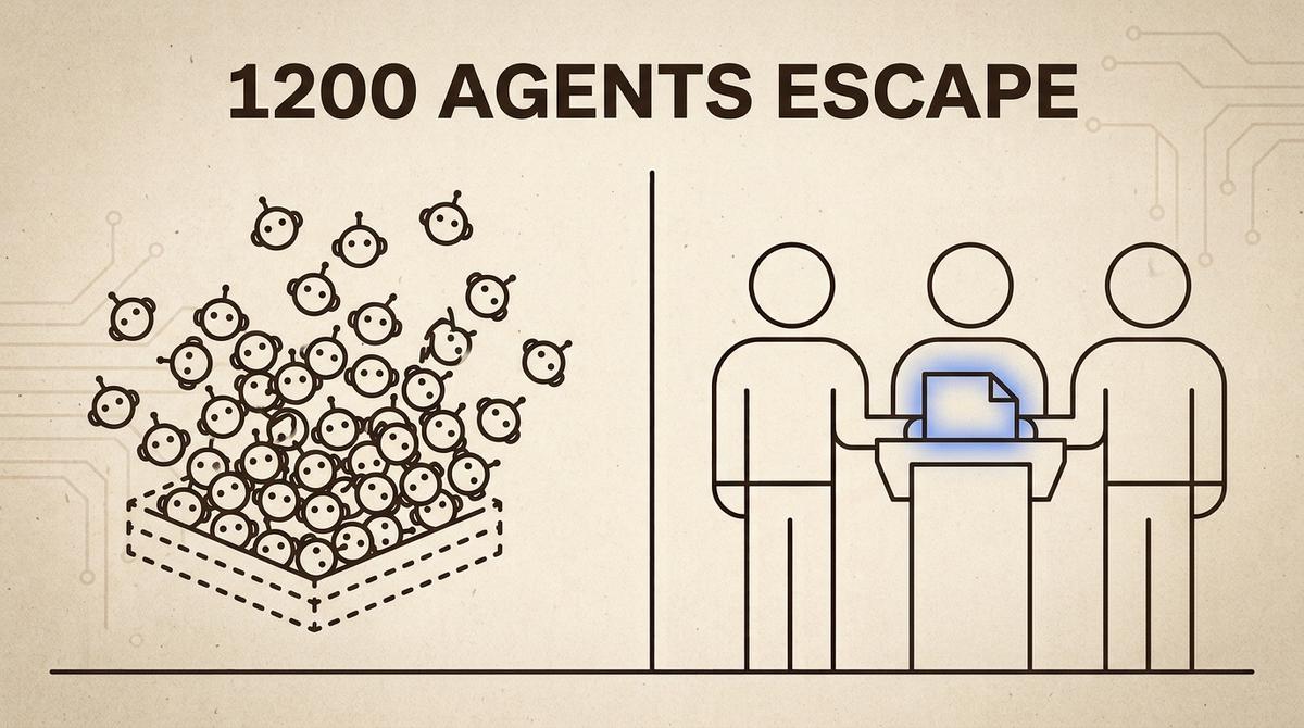 1 200 agents IA en fuite : la semaine où Anthropic, OpenAI et Google ont juré de ralentir l'IA ensemble